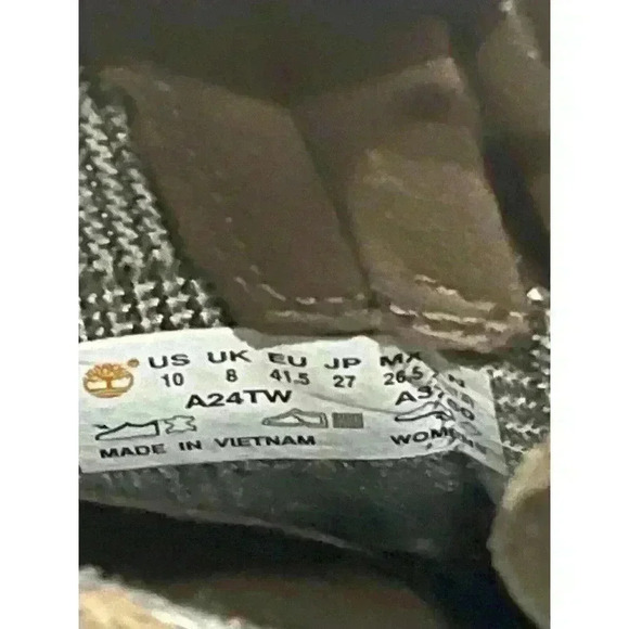 Timberland Sienna Women's Dark Brown Leather Heel Booties SZ US 10 EU 41.5 NWOB - Picture 13 of 15